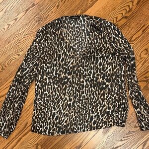 Banana Republic Leopard Print Women's Top